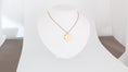 Load image into Gallery viewer, Stainless steel circle pendant with necklace
