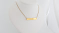 Load image into Gallery viewer, Stainless steel Bar pendant with necklace
