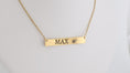 Load image into Gallery viewer, Stainless steel Bar pendant with necklace
