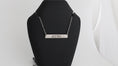 Load image into Gallery viewer, Stainless steel Bar pendant with necklace
