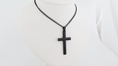 Load image into Gallery viewer, Stainless steel big cross pendant with necklace
