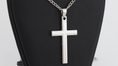 Load image into Gallery viewer, Stainless steel big cross pendant with necklace
